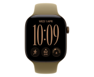 Apple Watch 12 46/Ciemny brąz Alu/Oliwkowy Pasek M/L GPS - 1594059 - zdjęcie 2